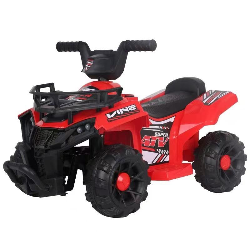 HOMCOM Quad Buggy Electric Car Child Quad Electric 18-36 Months 6V 2Km/h Max Red