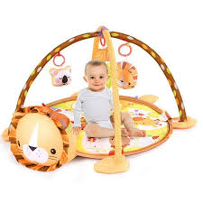 Playpen Interactive Training Mat Lion with Small Balls Round