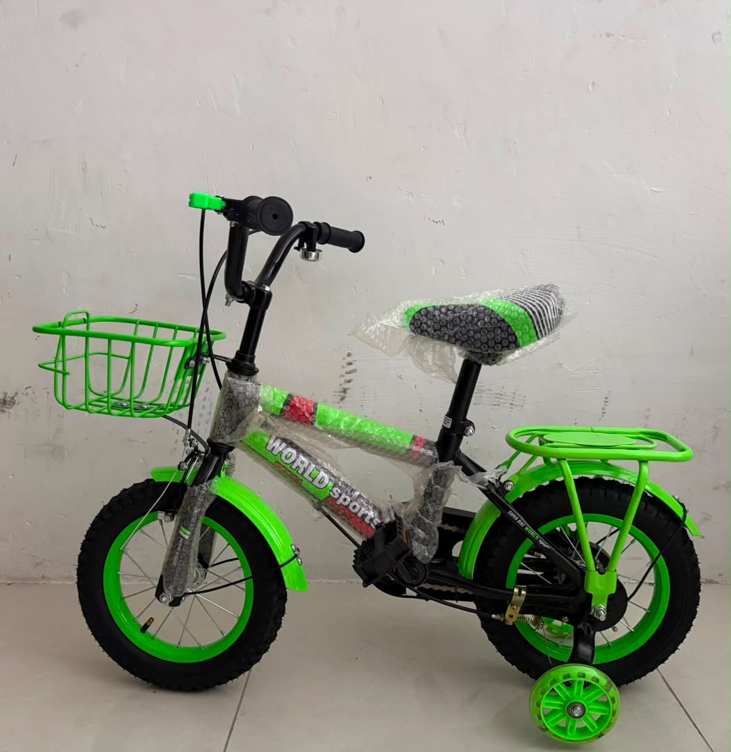 Basket Installed Comfy Seat 12 number 2-4 Years Children Kids Bicycle