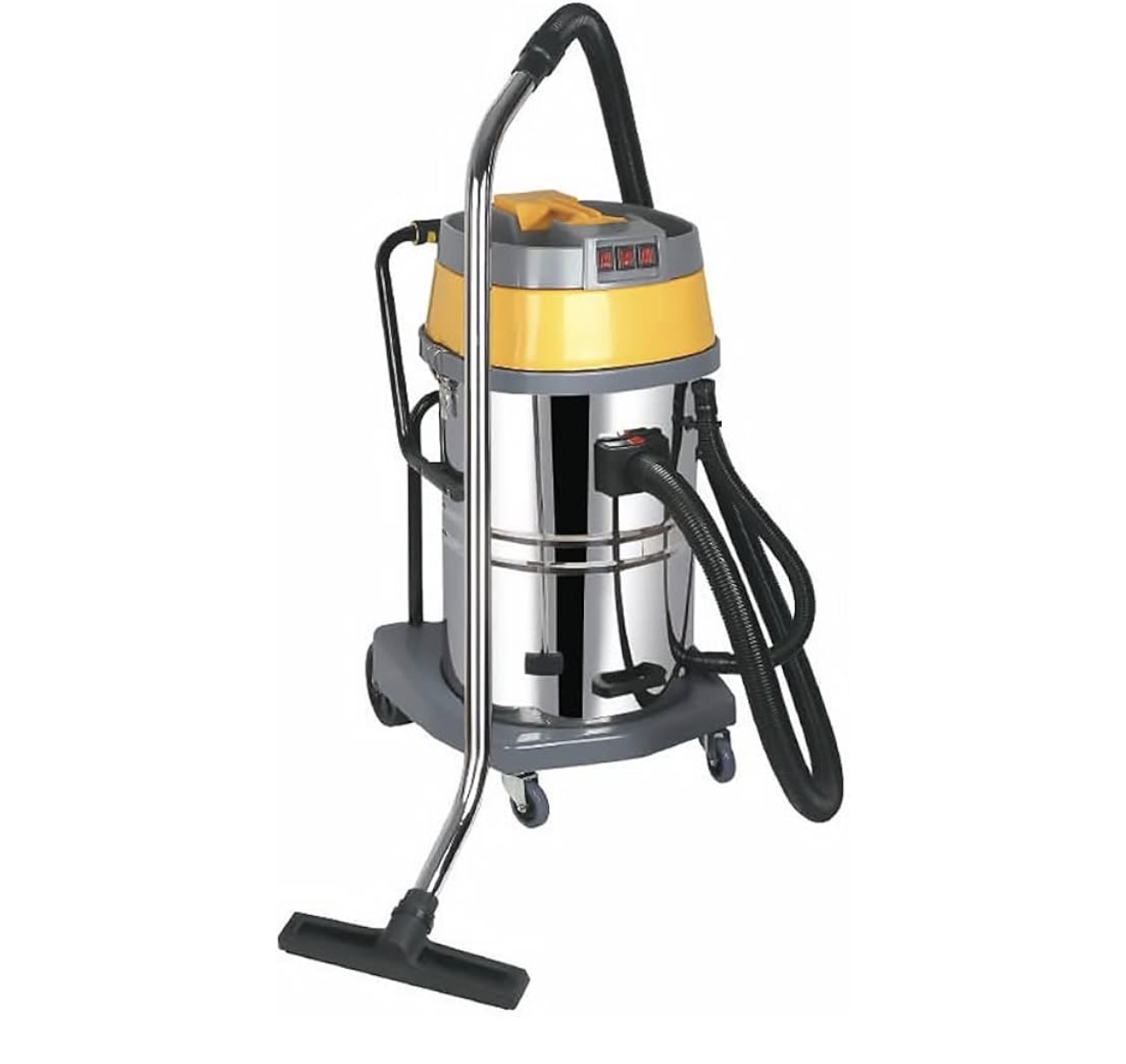 Vacuum Drum Vacuum Wet & Dry Cleaner 100L 4500W Removable & Washable Filter