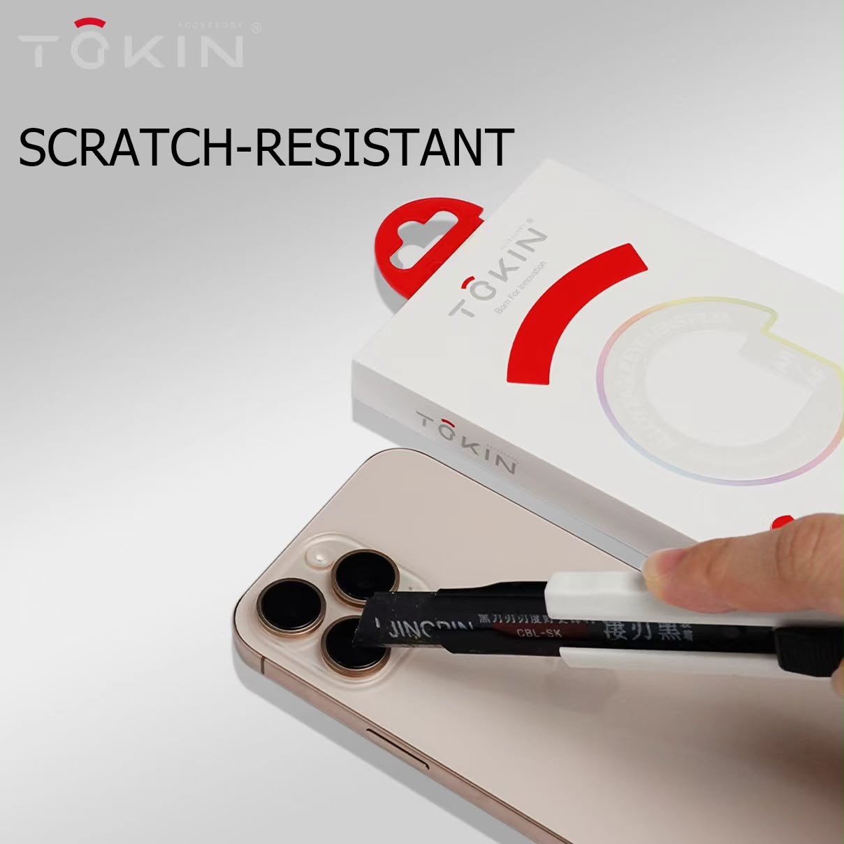 Tokin series 360° camera lens tempered glass, For Samsung and iPhone
