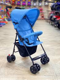 Mee Mee Stylish Light Weight Baby Stroller with Umbrella Folding (Blue)